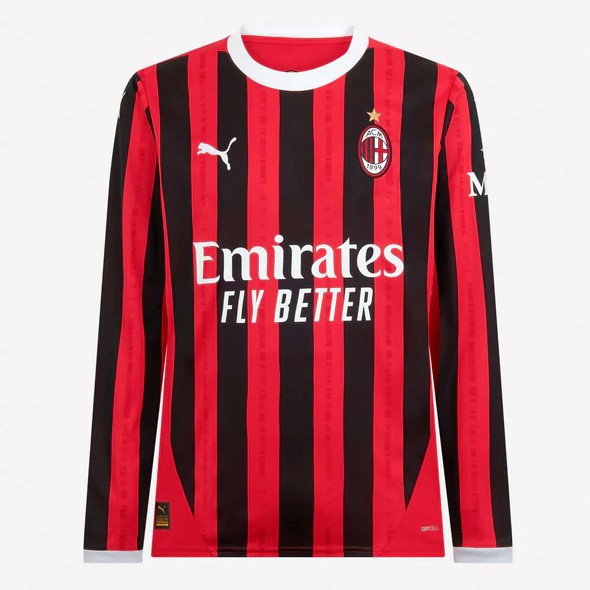 Tailandia Camiseta AC Milan 1ª ML 2024-2025